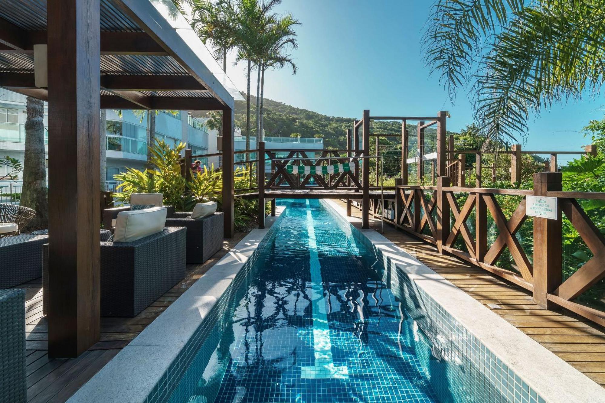 Varandas Do Atlantico 101A - Excelente Apartamento Em Condominio De Luxo A Beira Mar - Piscina Climatizada - Academia - Bombinhas Esterno foto
